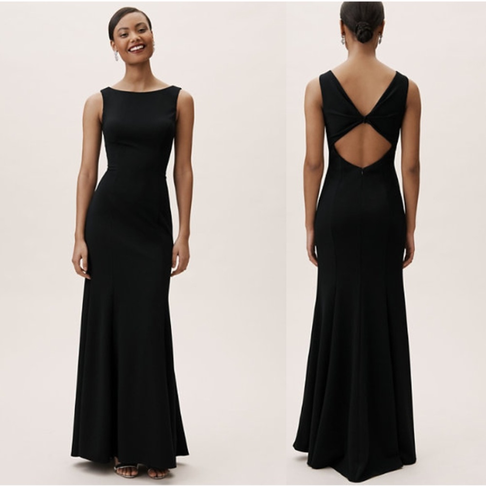BHLDN Misty Dress Black Formal Gown NWT